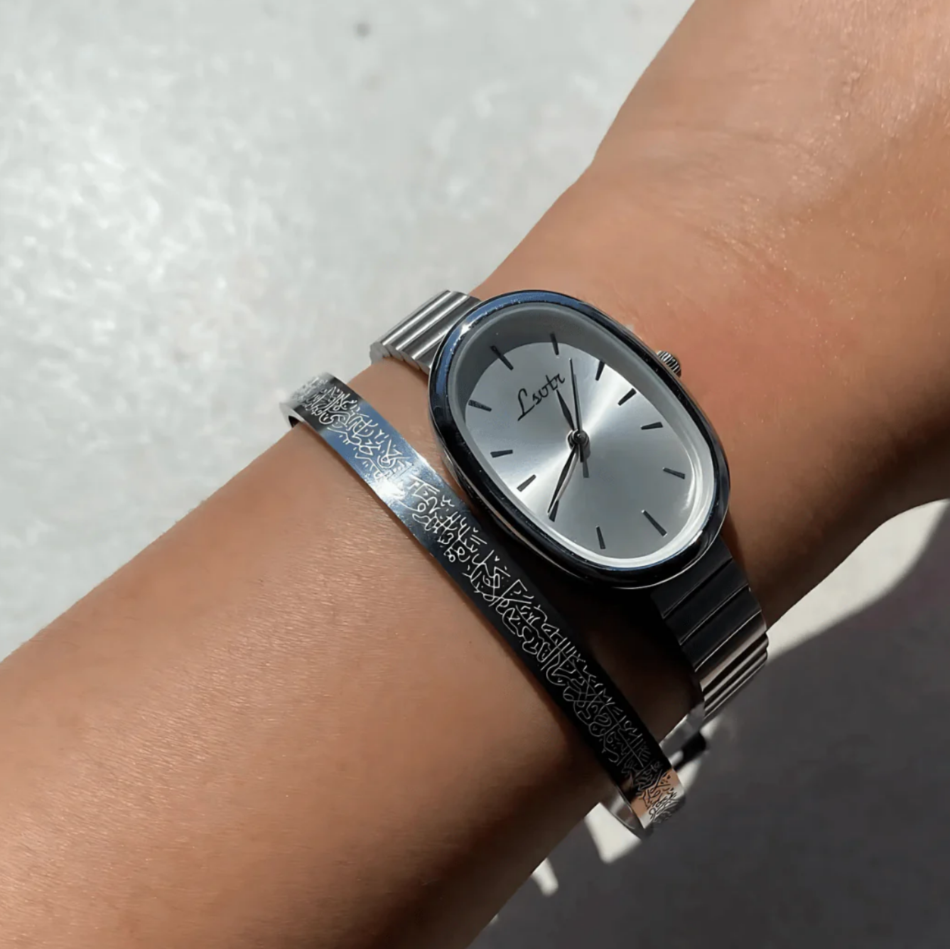 Yours Truly Adjustable Ayatul Kursi Cuff Bracelet (Unisex)