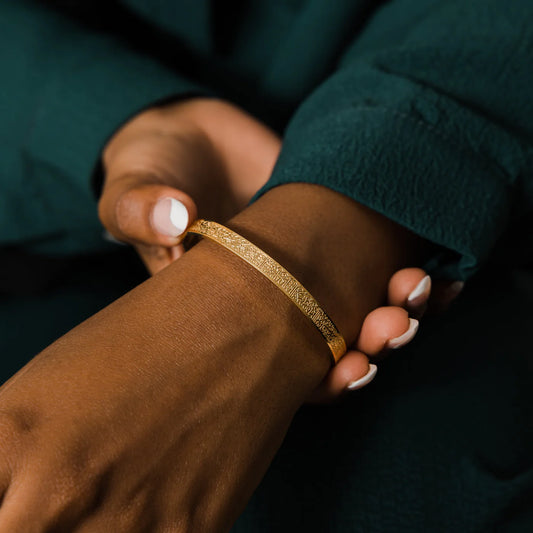 Yours Truly Adjustable Ayatul Kursi Cuff Bracelet (Unisex)