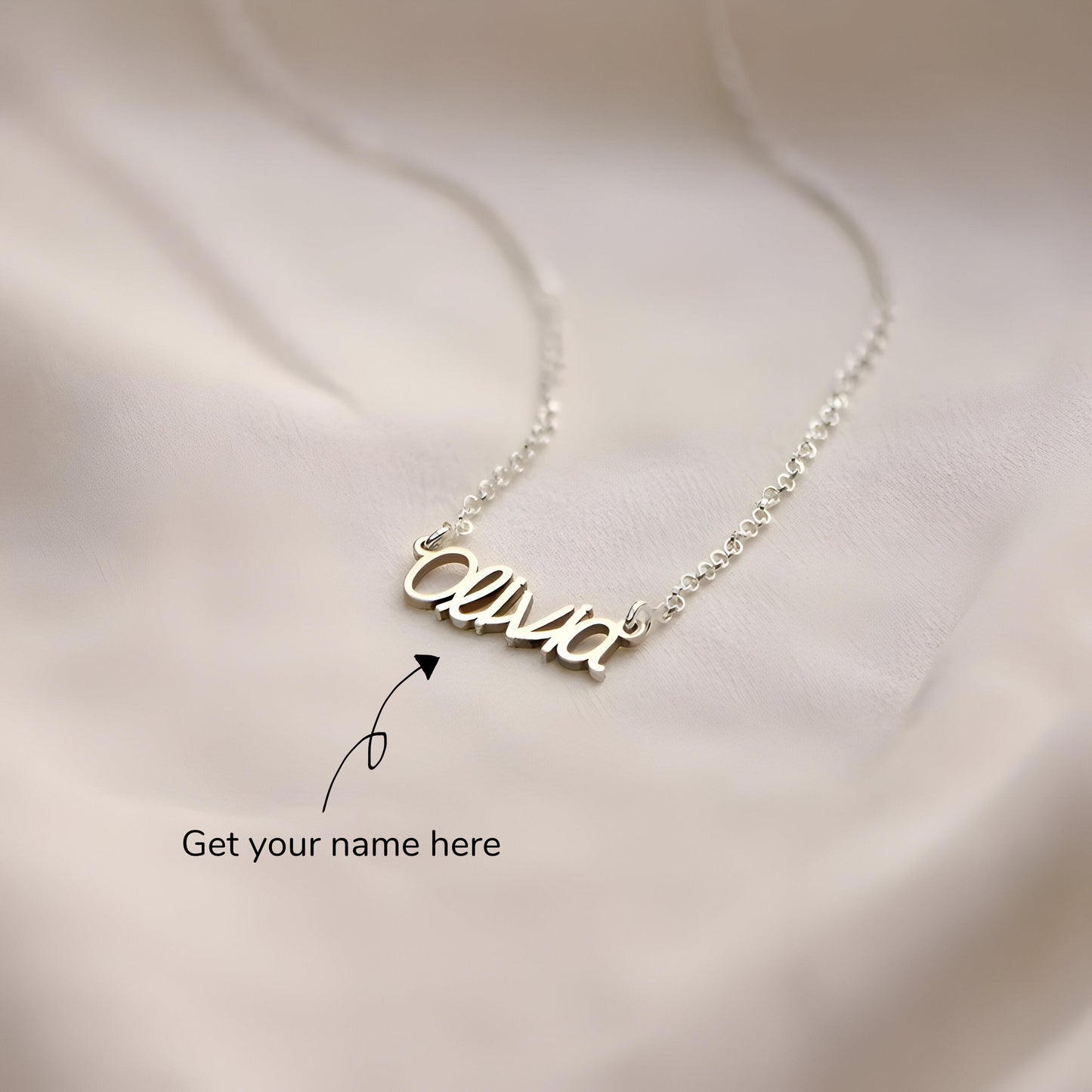 Yours Truly 22K Plated Pixie Name Necklace