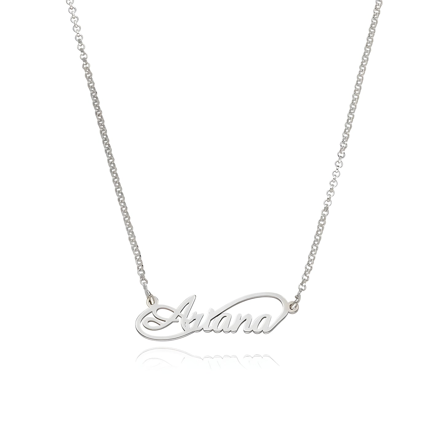 Yours Truly 22K Plated Infinity Name Necklace