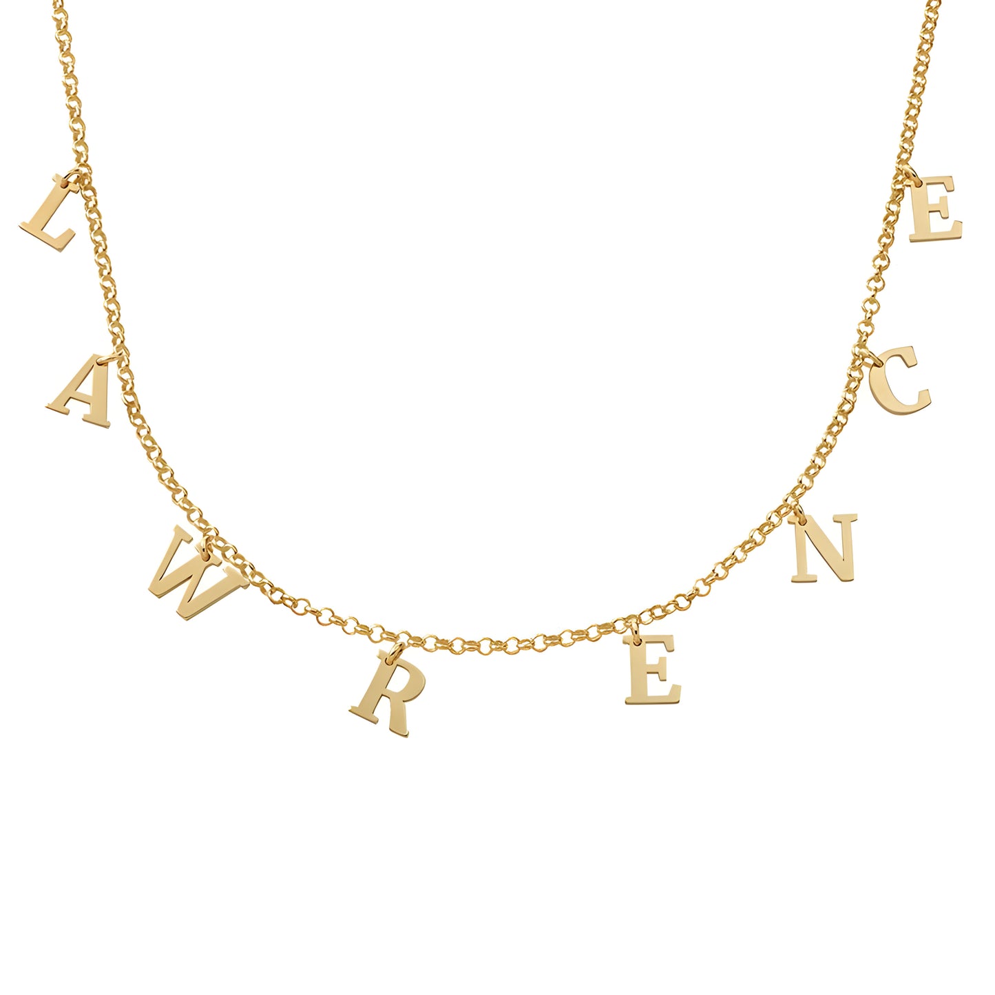 Yours Truly 22K Plated Choker Name Necklace