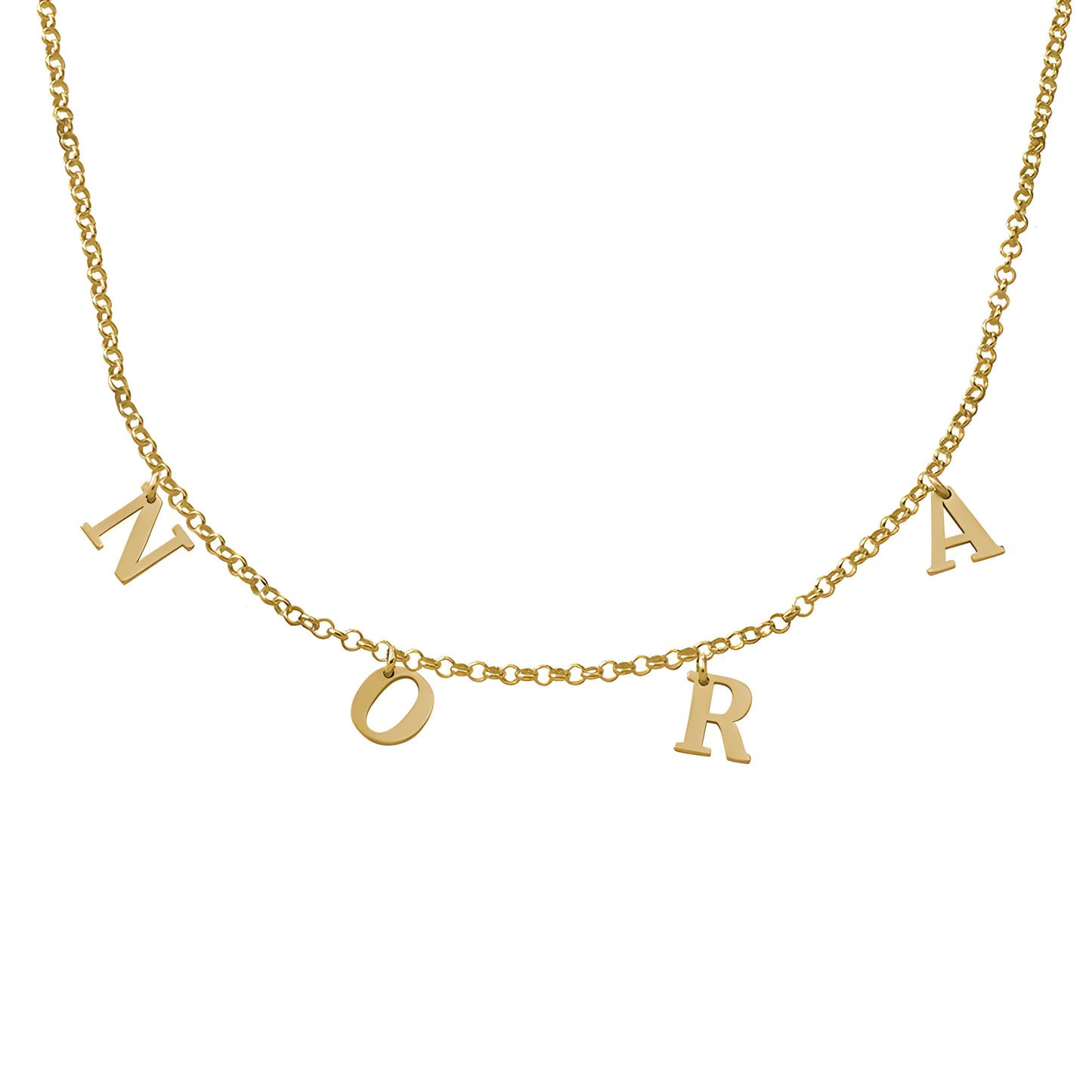 Yours Truly 22K Plated Choker Name Necklace