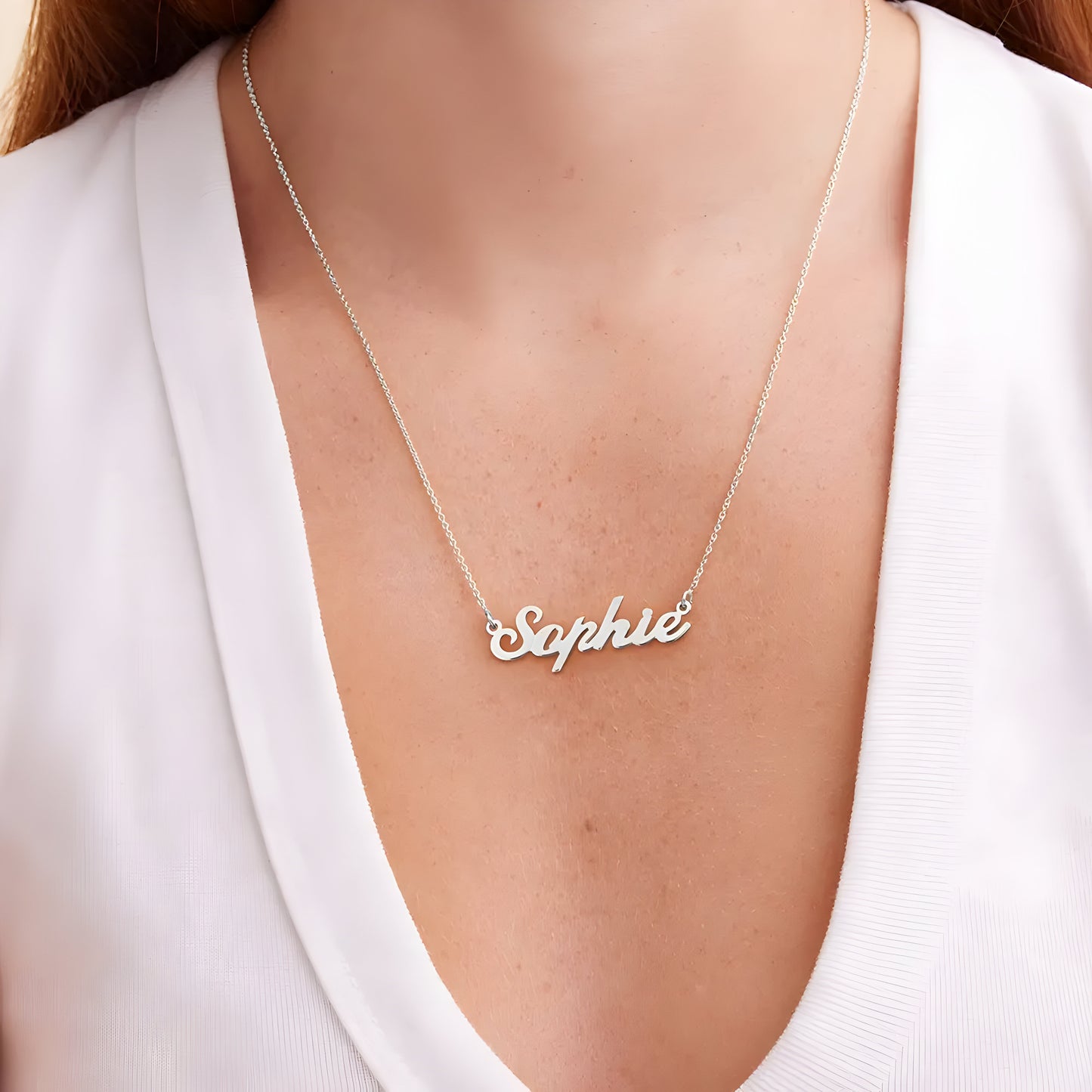 Yours Truly 22K Plated Classic Cocktail Name Necklace