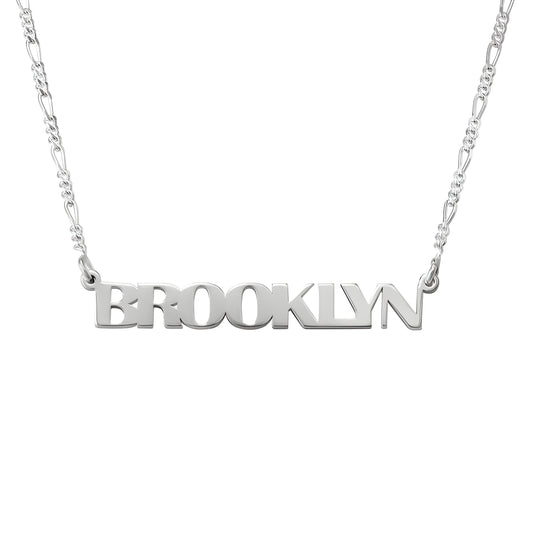 Yours Truly 22K Plated Gatsby Name Necklace