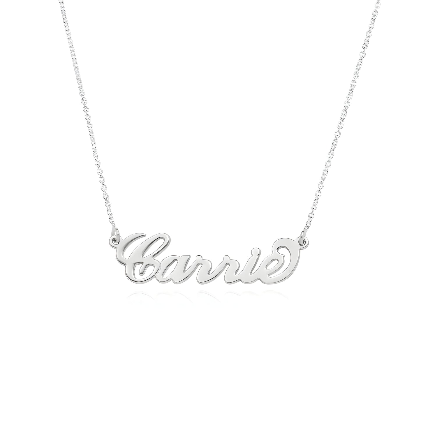 Yours Truly 22K Plated Carrie Name Necklace