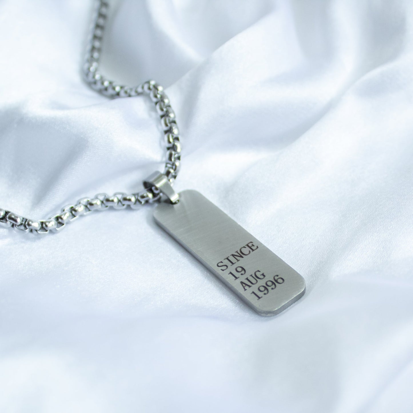 Yours Truly 22K Plated Reversible Tag Necklace