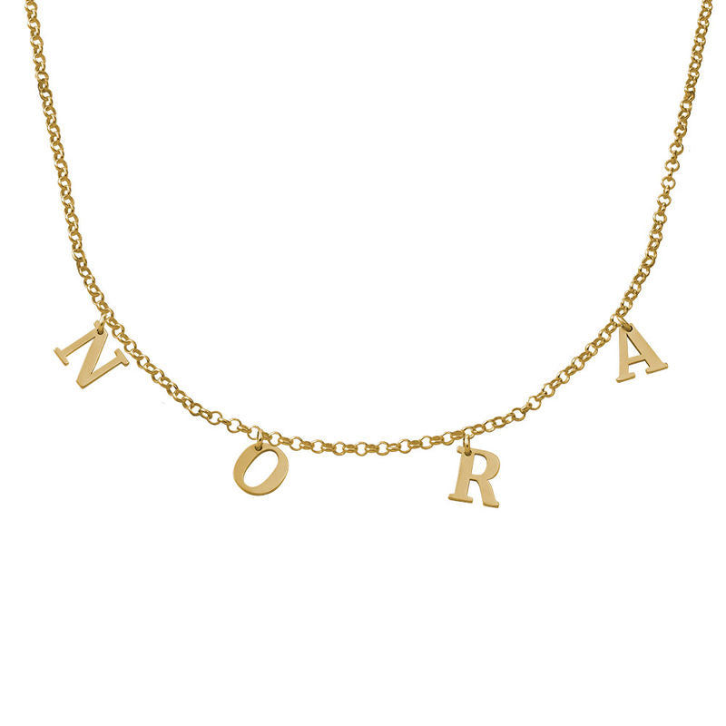 Yours Truly 22K Plated Choker Name Necklace