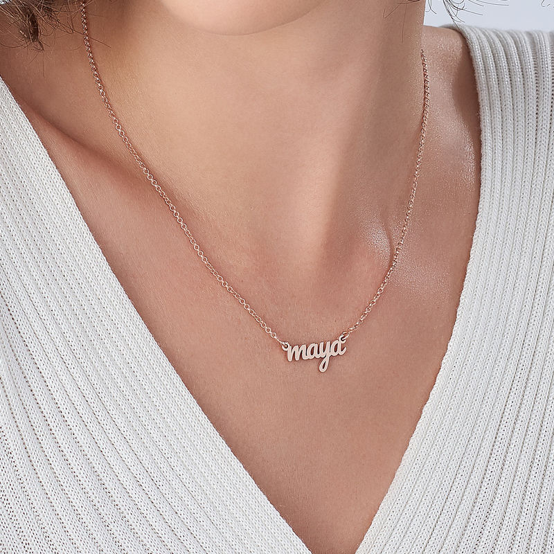 Yours Truly 22K Plated Dainty Name Necklace