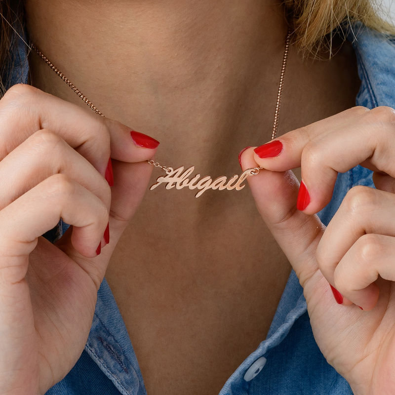 Yours Truly 22K Plated Basic Name Necklace