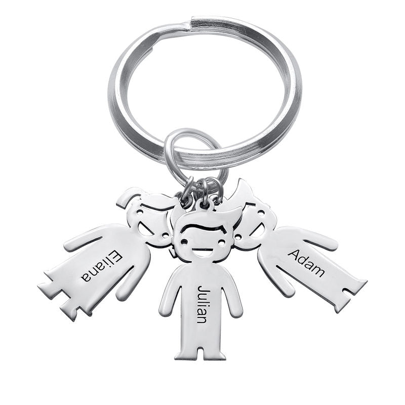Yours Truly 22K Plated Children Charms Keychain