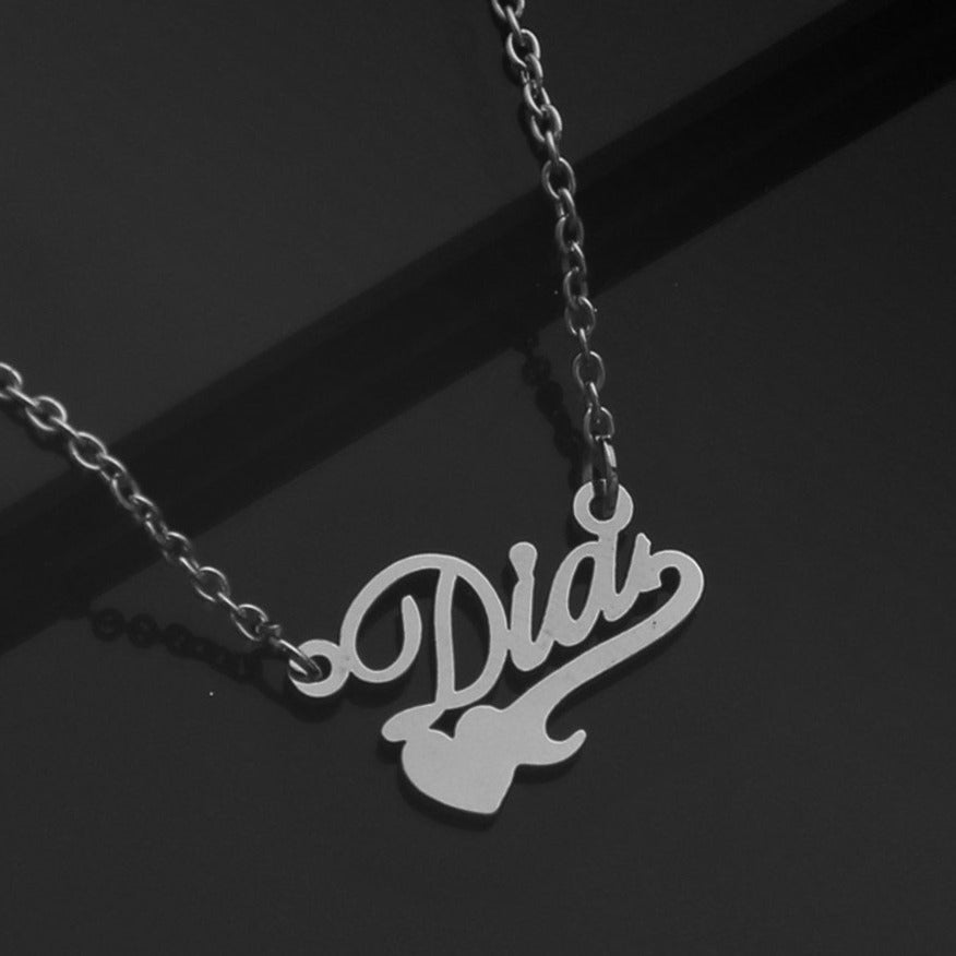 Yours Truly 22K Plated Heart Line Name Necklace